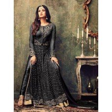 MZ4707-E BLACK MAISHA AZARA BRIDAL WEDDING WEAR DRESS